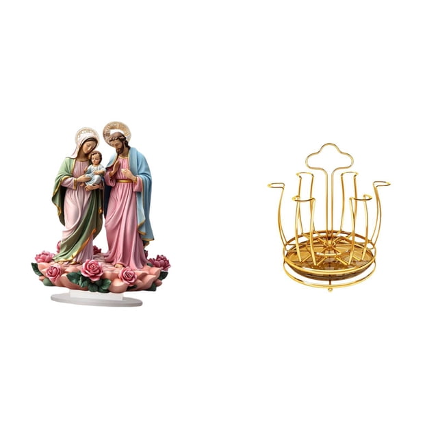 Adorno de escritorio acrílico para decoración navideña con soporte giratorio para secar tazas y organizador de tazas para mesa y armario.