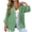 Green, variant on Button Down Shirts for Women Casual Vacation Striped Shirt Women Fall Fashion Long Leeve Shacket