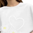 thumbnail image 4 of Kids Fall Clothes for Girls Girls 2 Piece Outfits Short Sleeve Top with Flared Pants Set Summer Clothes for Tween Girls 7-14 Years, 4 of 4