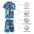 thumbnail image 3 of Kids Yu-Gi-Oh Short Sleeve T-Shirt And Shorts Outfit Set Athletic Mesh Shorts Set for Boys, 3 of 7