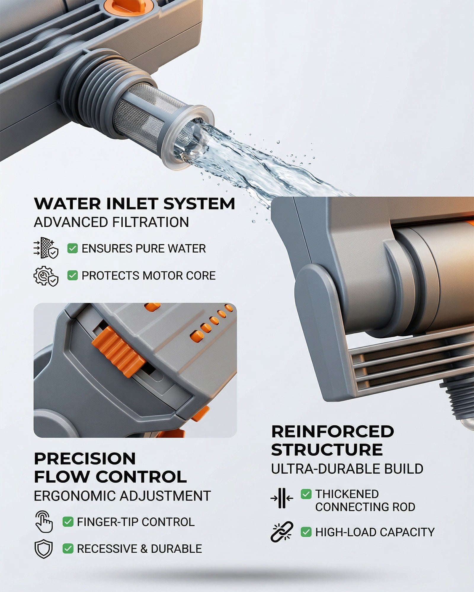 Oscillating Lawn Sprinkler for Yard Garden Adjustable 360 Degree Coverage with 16 Nozzle Heads Dual Zone Irrigation Heavy Duty Metal Base Stable Spike Stand for Outdoor Lawn - SINGLE DEVICE