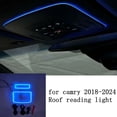 thumbnail image 2 of Car Roof reading light Interior Decorative Lamp Atmosphere Ambient Light Ice Blue For Toyota Camry 2018-2023, 2 of 6