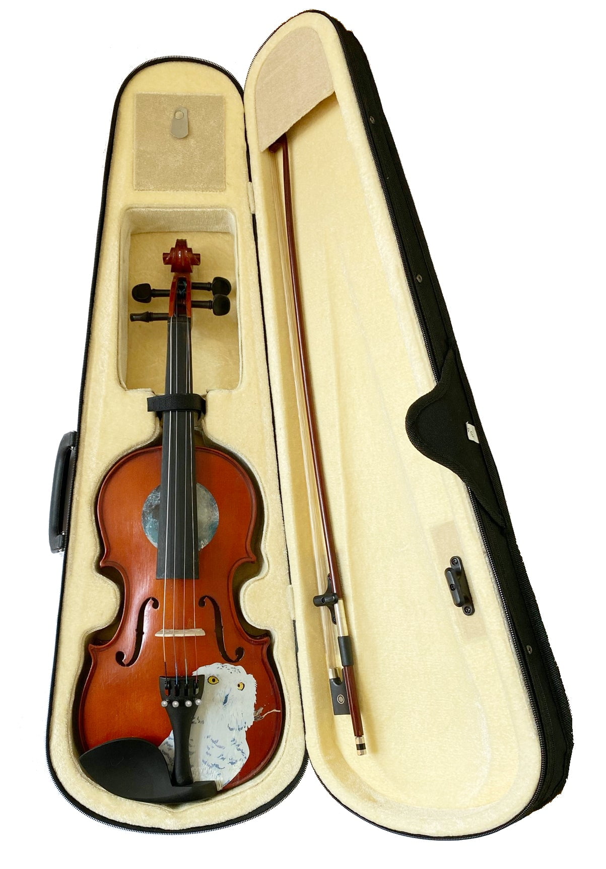 Rozanna's Violins Mystic Owl 4/4 Violin Outfit with Accessories