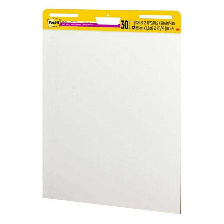 Post-it® Super Sticky Easel Pad - 30 Sheets - Ruled25 MMM561WLVAD2PK, MMM  561WLVAD2PK - Office Supply Hut