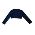 thumbnail image 4 of Alvivi Kids Girls Long Sleeve Open Front Lace Bolero Shrug Cardigan Flower Dress Cover Up Navy Blue 12, 4 of 5