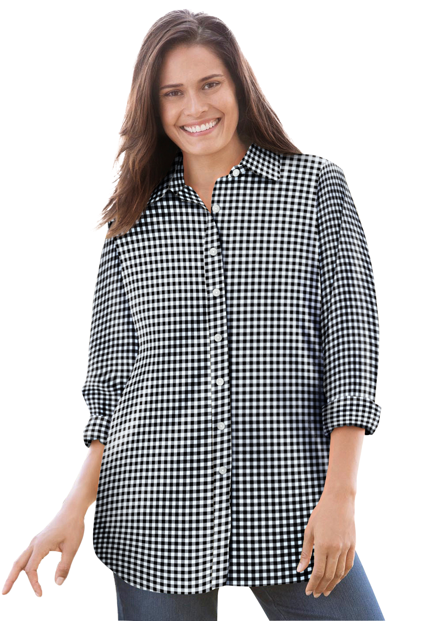 Long-Sleeve Button Down Shirt 