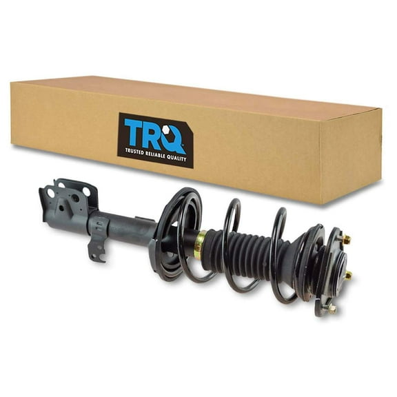 TRQ Front Right Complete Strut & Coil Spring Assembly Passenger Side Fits Select 2009-2010 Pontiac Vibe 2009-2013 Toyota Corolla Matrix