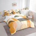 thumbnail image 3 of Homewish Minimalist Geometric 7-Piece Bedding Comforter Set for Teens Boys Girls,Abstract Stripes King Bedding Sets,Vintage Aesthetic Ultra Soft Bed Sheets,Lightweight Room Decor,Reversible, 3 of 8