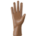 thumbnail image 5 of Genuine Leather Unlined Women Dress Gloves With Beautiful Standard Length Extended Up to 2 Inches From Wrist… Fashion Isabella glove Large  Caramel, 5 of 6
