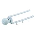 thumbnail image 3 of Organizador del drenaje del estante del grifo del soporte de la esponja del fregadero del carrito del fregadero para la toalla de los cepillos Azul claro Soledad Soporte de esponja para fregadero de cocina, 3 of 10