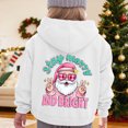 thumbnail image 2 of Staki Kids Ugly Christmas Sweater for Girls, Long Sleeves Hoodies Non-knited Sweatshirt Kids Christmas Hoodies(White,11-12 Years), 2 of 7