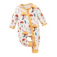 thumbnail image 4 of Ropa de bebé de manga larga para primavera y otoño, mono para recién nacido con estampado de cremallera, traje para escalar, ropa de dormir, mono para 12 a 18 meses, 4 of 9