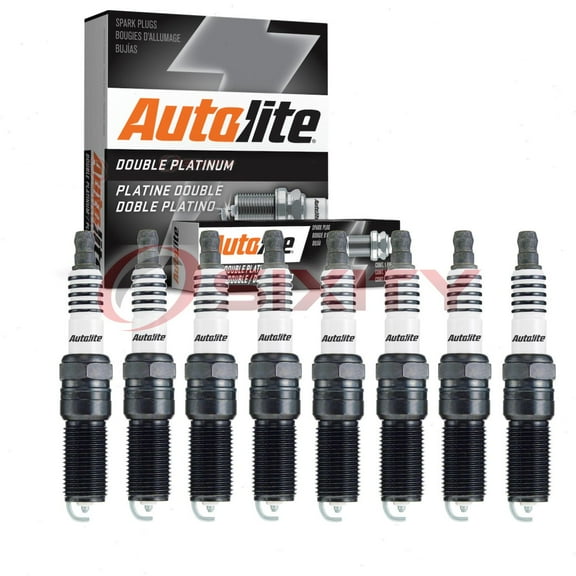 8 pc Autolite APP5263 Double Platinum Spark Plugs for 41-834 4718 4998 7032 88901031 Ignition Wire Secondary Fits select: 2008-2017 CHEVROLET EQUINOX, 2004-2014 CHEVROLET MALIBU