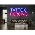 thumbnail image 4 of Glowneon Tattoo Piercing Shop Neon Sign, Tattoo Studio Wall Decor, 4 of 4