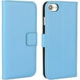 thumbnail image 7 of iPhone 7/8 Case,Premium Genuine Leather Folio Wallet Case Flip Cover Case with Kickstand Feature & Magnetic Closure Card Slots/Cash Compartment for iPhone 8 iPhone SE (2020 Edition) 4.7",Blue, 7 of 7