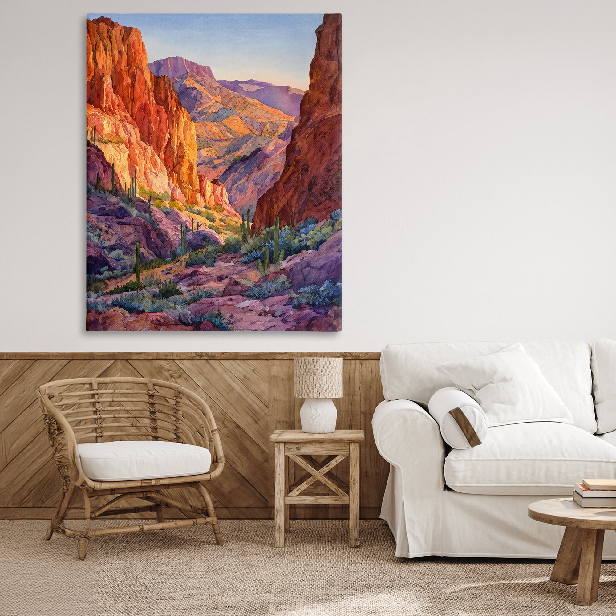 Stupell Industries Western Colors Canyon Canvas Wall Art, design by Franklyn Gregory