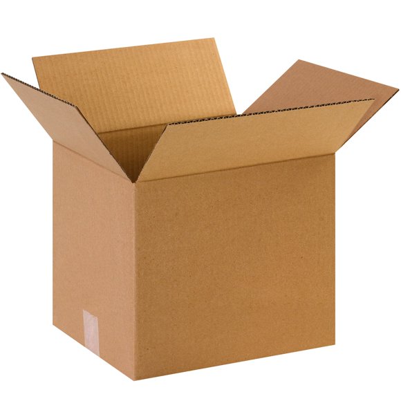 PARTNERS BRAND 12 x 10 x 10 Corrugated Cardboard Boxes, Small 12"L x 10"W x 10"H, Pack of 100 | Shipping, Packaging, Moving, Storage Box for Home or Business, Strong Wholesale Bulk Boxes