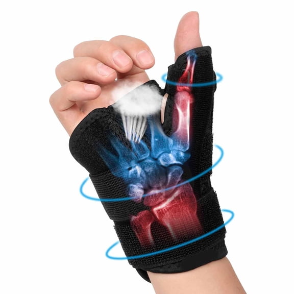 TELOLY Thumb Brace-Carpal Tunnel Wrist Brace for Men&Women,Thumb Spica Spl"T with Thumb Support for Arthritis,Tendonitis,De Querva"'S&Spra"S,Night Sleep Pa" Relief Stabilizer for Left&Right H&