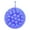 Blue, variant on Vickerman 7.5" Starlight Sphere Christmas Ornament with 100 Multi-Colored Wide Angle LED Lights