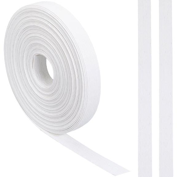 10.9 Yards Paper Weaving Cane 5/8 inch Wide DIY Paper Rattan Weaving Cane Material 12-Ply Fibre Rush Basket Making Supplies White