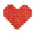 thumbnail image 6 of Efavormart 41"X36" Metallic Red Extra Large Heart Mylar Foil Balloon, Photo Backdrop Balloon Quilt, 6 of 10