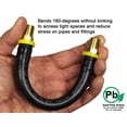 thumbnail image 2 of 8.5-inch Short Air Compressor Hose: 1/4' Male NPT to 1/4' Male NPT Connections, 2 of 12