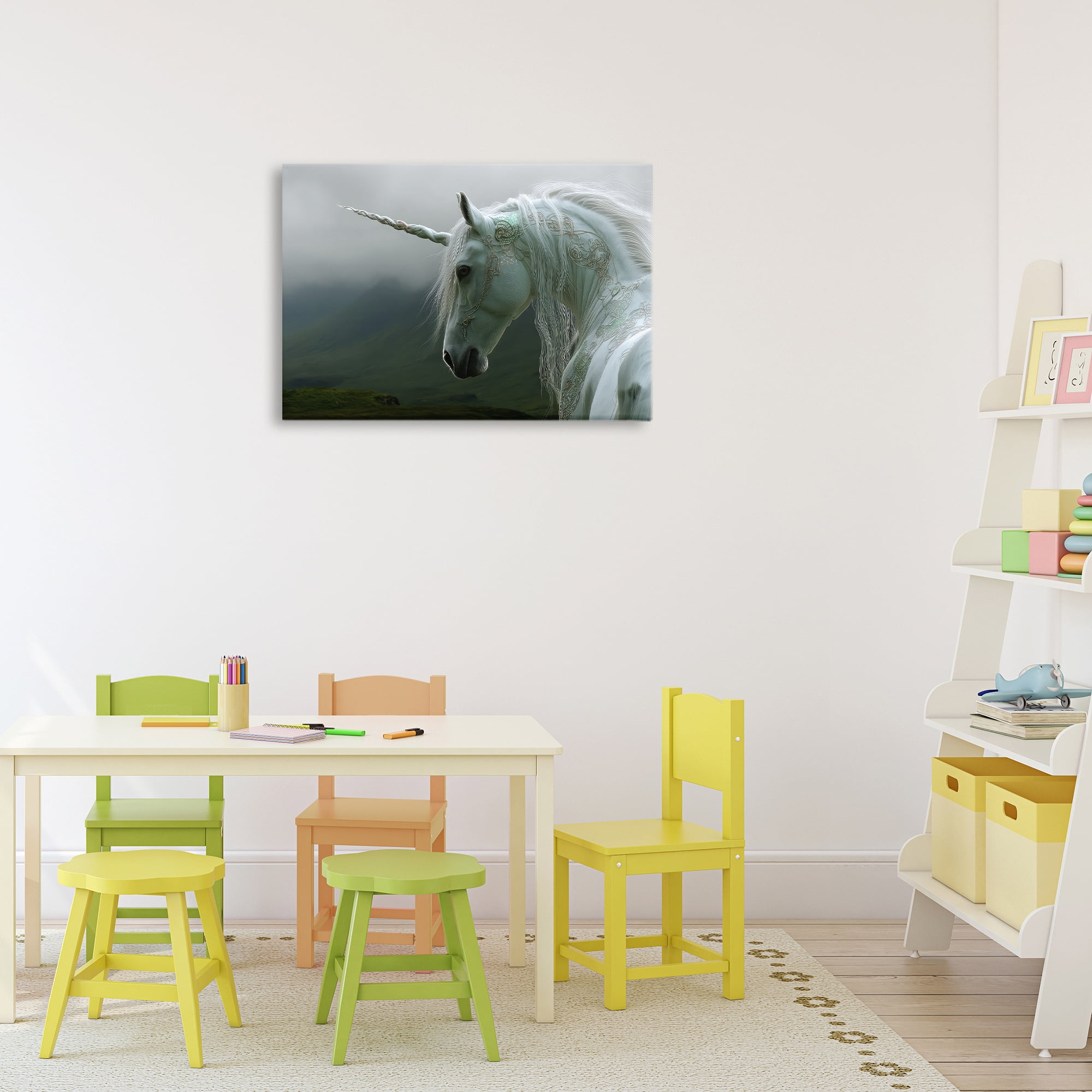 Stupell Industries Dreamy Celtic Unicorn Canvas Wall Art, design by The Wands Want