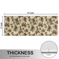 thumbnail image 5 of Kitchen Rugs Sets Of 2,Beige Christmas Pine Cone Pattern Anti Fatigue Kitchen Mat Rugs Non Slip Washable,Decorative Kitchen Floor Mats for Kitchen,Sink,Laundry,17"X47", 5 of 5