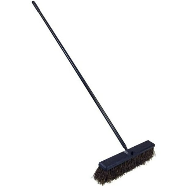 Quickie Bulldozer 18Inch Palmyra Push Broom, Rough Surface Cleaning