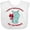 AA-White, variant on Inktastic I Want a Hippopotamus for Christmas Boys or Girls Baby Bib