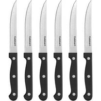 Cuisinart Classic 6-piece Black Triple Rivet Steak Knife Set, C77TR-6PSK