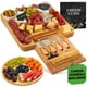 thumbnail image 1 of Tabla de charcutería Woodenhouse, bandeja de queso de bambú con utensilios, 1 of 8