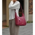 thumbnail image 2 of MKF Collection by Mia K. MKF-X584A-TP Lavinia Vegan Leather Womens Shoulder Bag, 2 of 11