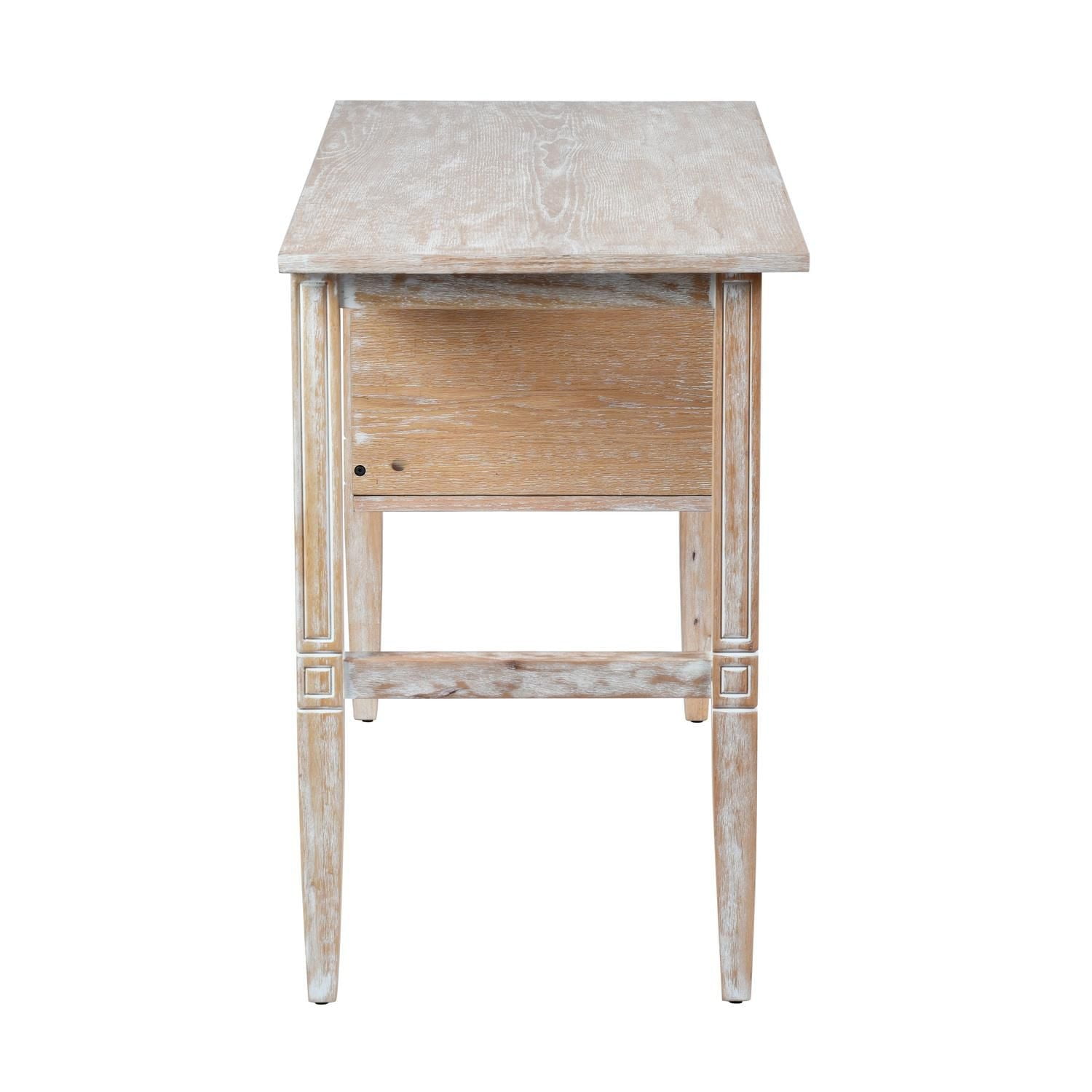 Homylin Bureau informatique pour bureau à domicile avec 3 tiroirs, Bureau en bois de 45", Table d'étude rétro pour ordinateur portable, Poste de travail rustique brun