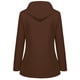 thumbnail image 3 of Chaquetas y abrigos casuales con capucha de manga larga, chaqueta impermeable sólida para mujer, chaquetas para exteriores, impermeable con capucha, abrigo a prueba de viento para mujer, 3 of 7