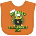 thumbnail image 3 of Inktastic My First St. Patrick's Day Boys or Girls Baby Bib, 3 of 4
