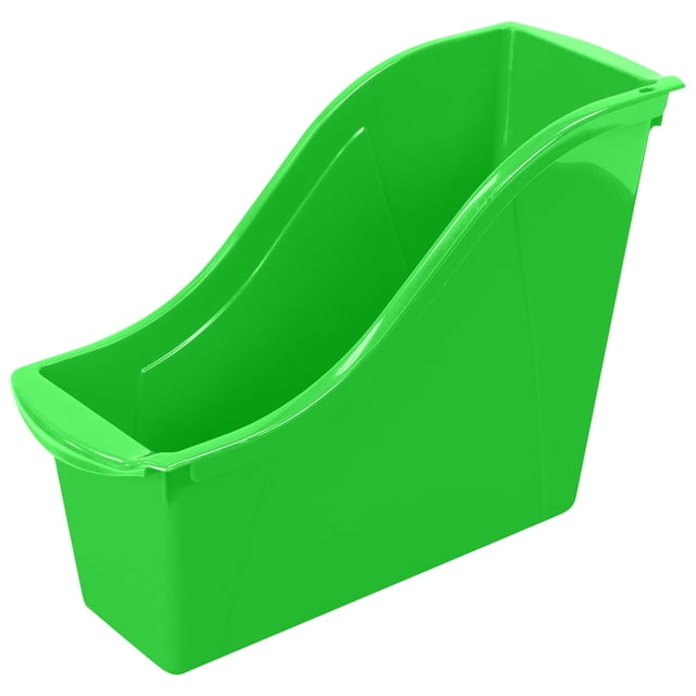 Librera Storex, tamaño pequeño, entrelazada, 30 x 11 x 21 cm, color verde