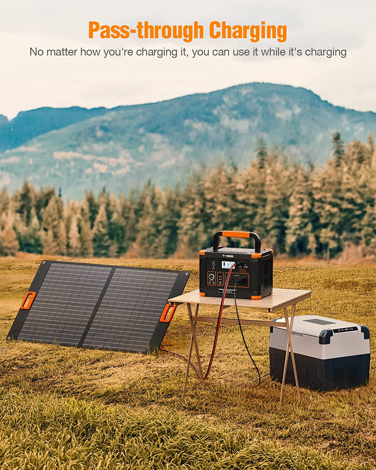 GRECELL 1000W Continuous / 2000W Peak Portable Power Station