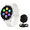 thumbnail image 1 of Reloj inteligente Pulsera multiesfera Rastreador de ejercicios Reloj inteligente de frecuencia cardíaca con pantalla de ciclo menstrual, Blanco Noticed EL002001-03, 1 of 2