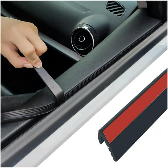 4m Car Window Seal Strip with Adhesive Backing V-Shape Window Weather Stripping Seal Car Rubber Edge Trim Seal Strip Gasket