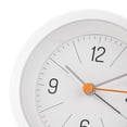 thumbnail image 3 of Alarma electrónica confiable lindo panel transparente reloj despertador analógico para dormitorios estante escritorio blanco, 3 of 12