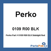 UPC 085226747571 product image for Perko 0109 R00 BLK  0109 R00 BLK Sidelight Red | upcitemdb.com
