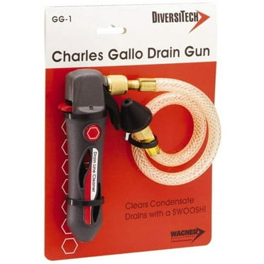 Made in USA 3/8 - 3/4 Inch Pipe, Kinetic Drain Clearers Gallo Drain Gun