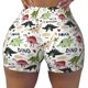 thumbnail image 2 of Fotbe Dinosaur Shorts Sin Costuras – Shorts Deportivos de Cintura Alta para Mujer, Elásticos para Gimnasio, Yoga, Running o Ciclismo-Medium, 2 of 8
