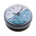 thumbnail image 3 of Shower Clock Bathroom Clock Wall Clock Bathroom Suction Mirror Clock, Selection , Gray, 75x35mm A-Gray, 3 of 8