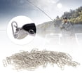 thumbnail image 3 of Conector de clips de pesa, fácil de transporte volumen Pequeño Volumen Clips de Pesca de Diseño Únicos para aficiones para jugador para productos al aire libre, 3 of 7