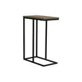 thumbnail image 2 of Household Essentials Jamestown - Side table - rectangular - ashwood - black metal base, 2 of 7