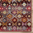 thumbnail image 4 of Gertmenian Sierra Henna Modern Geometric Red Outdoor Area Rug, 9x13, 4 of 8