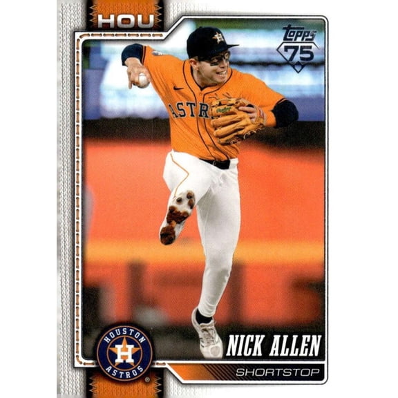 2026 Topps #389 Nick Allen Near Mint Astros Baseball Card Houston Astros MLB Baseball Trading Card