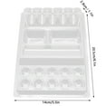 thumbnail image 4 of 25pcs Disposable Tattoo Ink Cup Tray Professional Plastic Cartridge Needle Pigment Holder Stand, 4 of 5